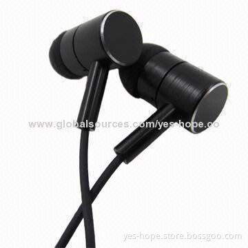 New in-ear Metal Earphones with Microphone, Solid Metal Cool Texture